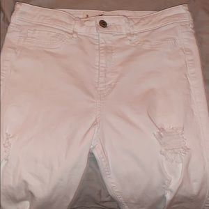 White Size 7 Hollister Jeans